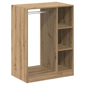 vidaXL Garderobeskap Artisan eik 77 x 48 x 102 cm Konstruert tre