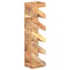 vidaXL Vinstativ for 5 flasker heltre akasie