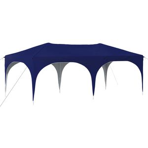 vidaXL Pop-up Festtelt Bl&aring; 575 x 288 x 245 cm Oxford Stoff