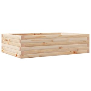 vidaXL Plantekasse 90x60x23 cm heltre furu