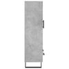 vidaXL Highboard betonggrå 69,5x31x115 cm konstruert tre