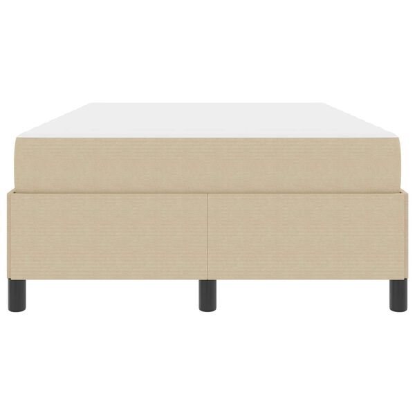 vidaXL Sengestamme med madrass Lys grønn grå 120 x 200 cm stoff