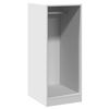 vidaXL Garderobe hvit 48x41x102 cm konstruert tre