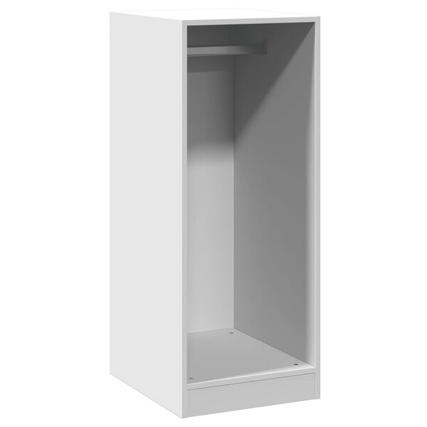 vidaXL Garderobe hvit 48x41x102 cm konstruert tre