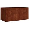 vidaXL Plantekasse 80x40x40 cm cortenst&aring;l