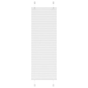vidaXL pliss&eacute;gardin Hvit 40x100 cm Stoff Bredde 39,4 cm Polyester