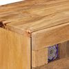 vidaXL Nattbordskap Naturlig 50 x 33 x 60 cm Massiv mango tre