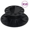 vidaXL Justerbare terrassef&oslash;tter 10 stk 60-88 mm