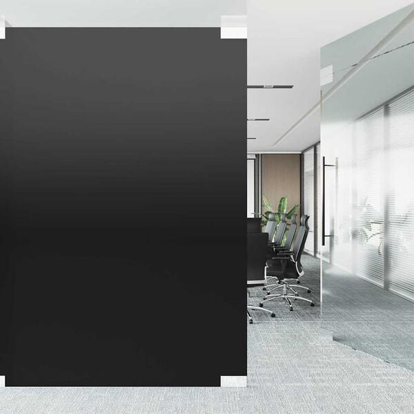 vidaXL Statisk Vindusfilm Svart 90 x 1000 cm PVC