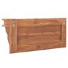 vidaXL Veggmontert garderobepanel 80x16,5x35 cm heltre teak