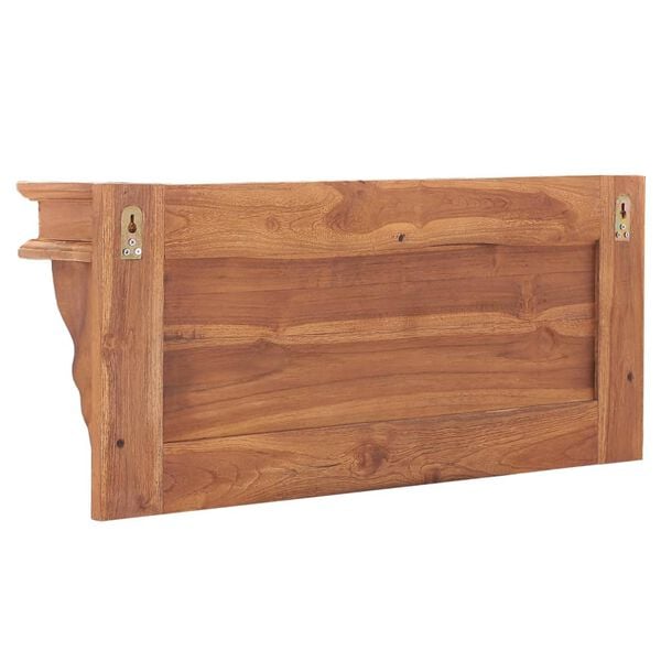 vidaXL Veggmontert garderobepanel 80x16,5x35 cm heltre teak