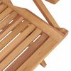 vidaXL Hagespisegruppe 5 deler heltre teak