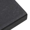 vidaXL Parasollfot Svart 45 x 45 x 45 cm Granitt