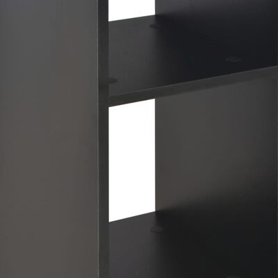 vidaXL Barbord svart 60x60x110 cm