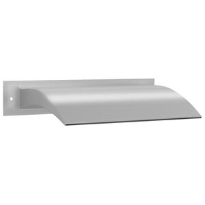 vidaXL Bassengfontene s&oslash;lv 45x26x13 cm rustfritt st&aring;l