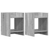 vidaXL Planteholder 2 stk. Gr&aring; Sonoma 30 x 30 x 40 cm Konstruert tre