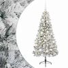 vidaXL Kunstig juletre med julekuler 120 cm 150 LED-lys Varmhvit
