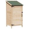 vidaXL Hagehus Naturlig 59 x 56 x 113,5 cm Konstruert tre