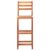 vidaXL Barstoler 4 stk heltre akasie
