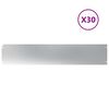 vidaXL Plenkanter 30 stk 20x103 cm galvanisert st&aring;l