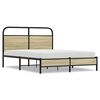 vidaXL Sengeramme uten madrass sonoma eik 140x200 cm konstruert tre