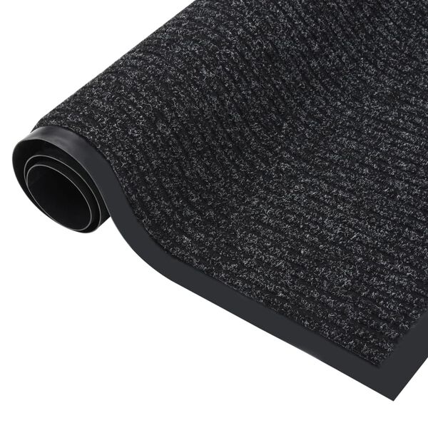 vidaXL Dørmatte stripet antrasitt 40x60 cm