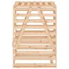 vidaXL S&oslash;ppeldunkskur 84x90x128,5 cm heltre furu