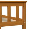 vidaXL Sengeramme med 2 skuffer honningbrun heltre furu 140x200 cm