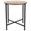 Ambiance Endebord rundt tre og metall 45 cm