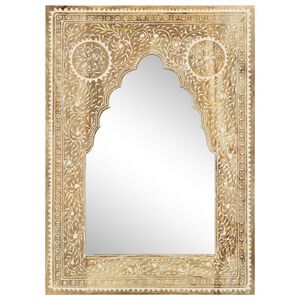 vidaXL H&aring;ndmalt speil 40x55 cm heltre mango