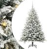 vidaXL Kunstig Forh&aring;ndsbelyst Juletre med Ballettsett Gr&oslash;nn 150 cm