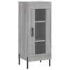 vidaXL Highboard gr&aring; sonoma 34,5x34x180 cm konstruert tre