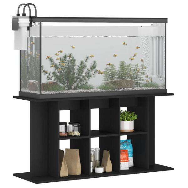 vidaXL Akvariumstativ svart 120x40x60 cm konstruert tre