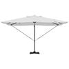 vidaXL Kipp Roma Parasol Beige og svart 352 x 251 x 265 cm