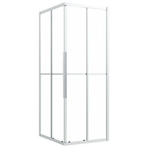 vidaXL Dusjkabinett frostet ESG 90x70x180 cm