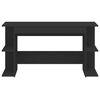 vidaXL Skrivebord svart 140x50x75 cm konstruert tre