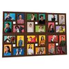 vidaXL Fotorammekollasj for 24x(10x15 cm) bilde m&oslash;rkebrun MDF