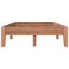 vidaXL Sengeramme heltre teak 100x200 cm
