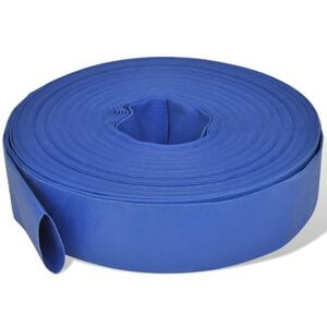 vidaXL Flat vannslange 50 m 2" PVC