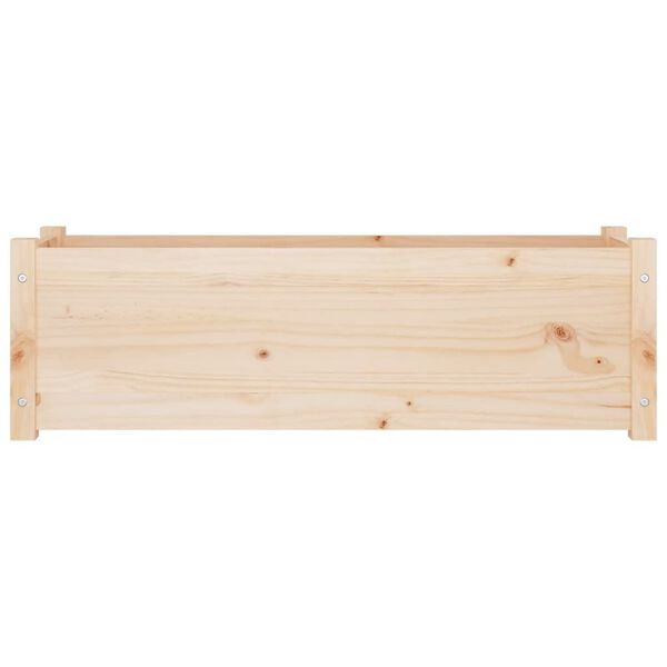 vidaXL Plantekasser 2 stk 100x31x31 cm heltre furu