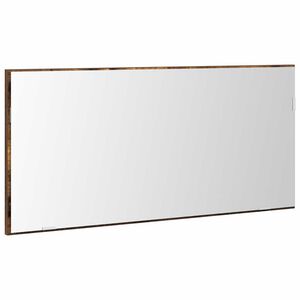 vidaXL Speil Brun 80 x 37 cm Glass og konstruert tre