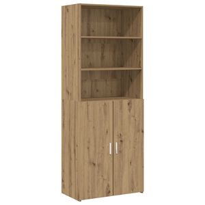 vidaXL H&oslash;yskap Artisan eik 70 x 42,5 x 185 cm Konstruert tre