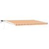 vidaXL Manuell utvidbar markise med LED-lamper Flerfarget 4,5 &times; 3 m