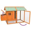 vidaXL Kyllingbur heltre furu og gran 170x81x110 cm