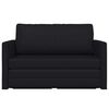 vidaXL Sammenleggbar Sofa seng Svart 124 x 71 x 78 cm PVC