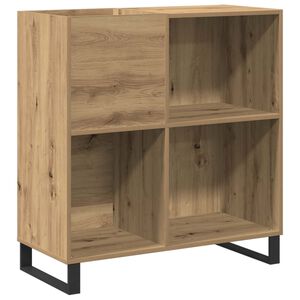 vidaXL Plateskap artisan eik 84,5 x 38 x 89 cm Konstruert tre