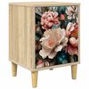 vidaXL Nattbordskap BORNE Sonoma eik 36 x 33 x 50 cm Konstruert tre