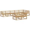 vidaXL Utend&oslash;rs sofa-sett 8 pcs Hvit 404 x 166,5 x 73 cm