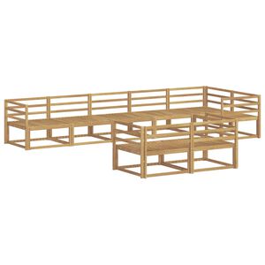 vidaXL Utend&oslash;rs sofa-sett 8 pcs Hvit 404 x 166,5 x 73 cm