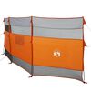 vidaXL Vindskjerm for camping grå og oransje 510x153 cm vanntett